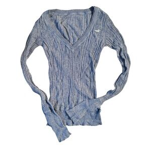 2010’s Baby Blue Hollister V-Neck Sweater
